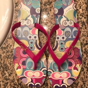 Coach Flip Flops